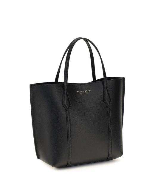 Tory Burch Black Leather Handbag Perry