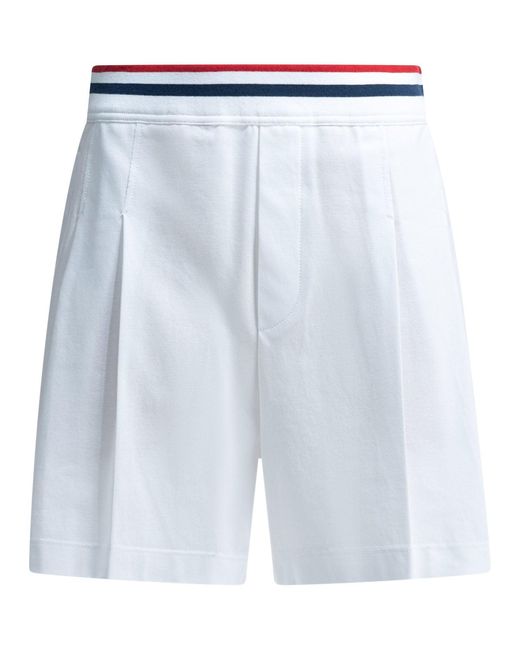 Brunello Cucinelli Blue Formal Cotton Shorts