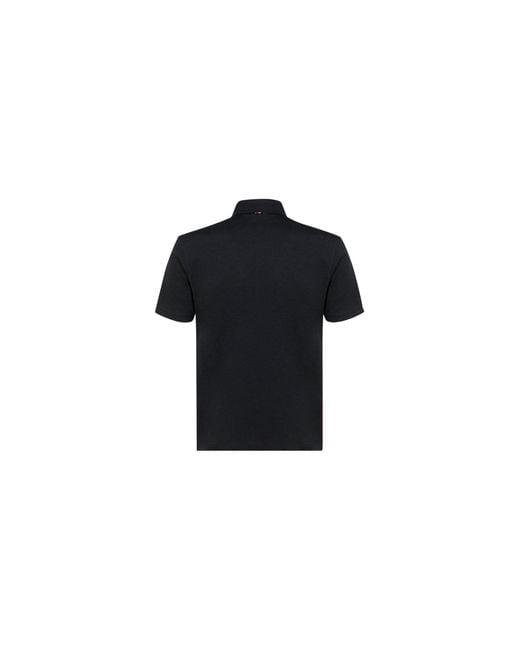 Thom Browne Black Short Sleeves Polo Dark for men