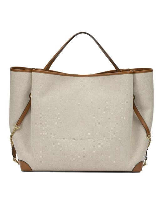 Chloé Natural "Clover" Large Shoulder Bag