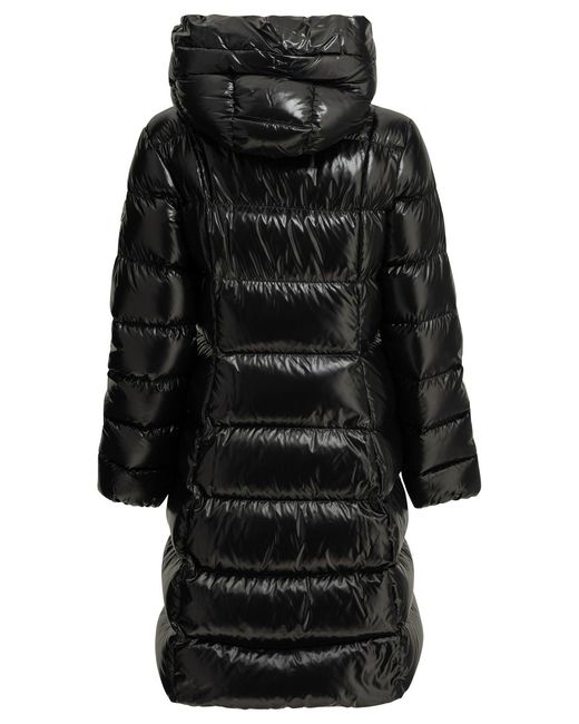 Moncler Black "Marusse" Long Down Jacket