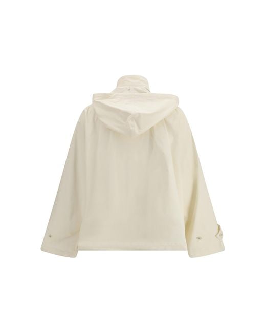 Fabiana Filippi White Waterproof Jacket