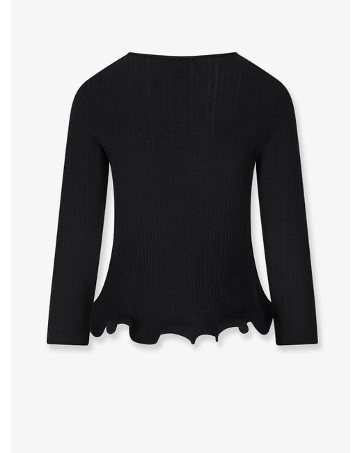 Fendi Black Wool Sweater