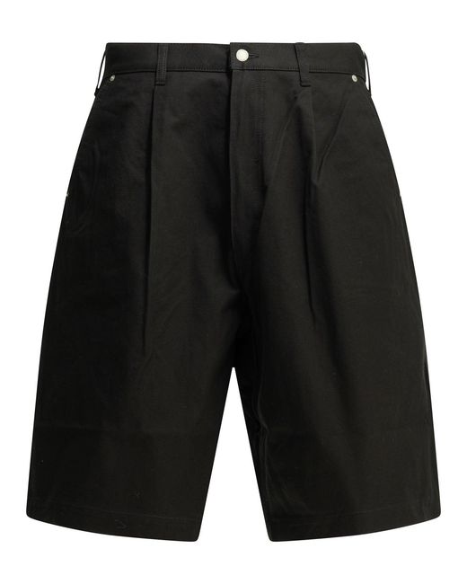 Comme des Garçons Black Formal Cotton Shorts
