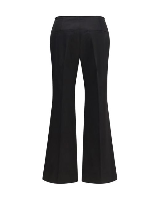 Totême  Black Kick Flare Raw-Edge Pants
