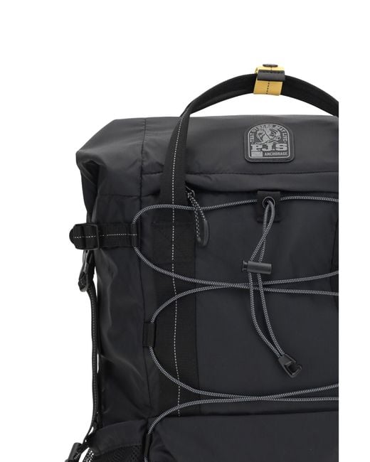 Parajumpers Black Hari Backpack for men
