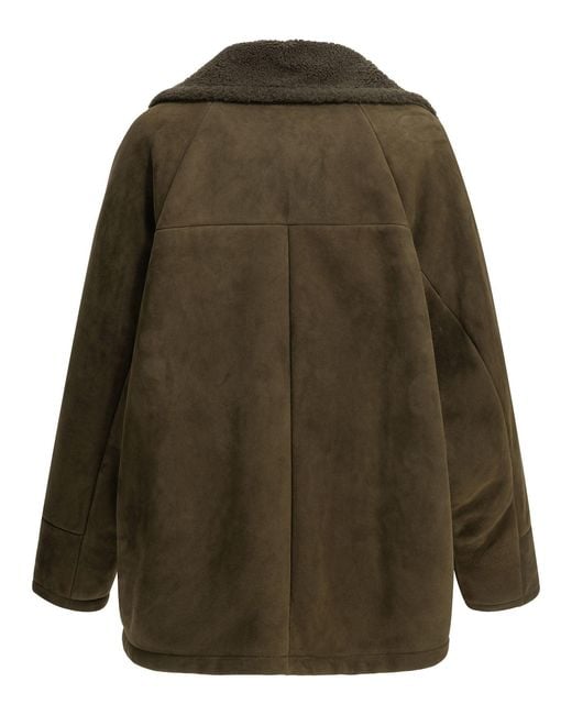 Salvatore Santoro Green Shearling Jacket
