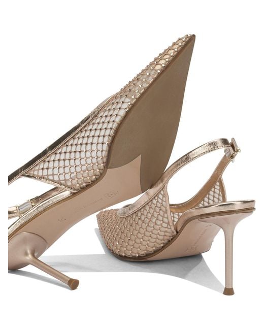 Sergio Levantesi White "Greta6 70Mm" Slingback