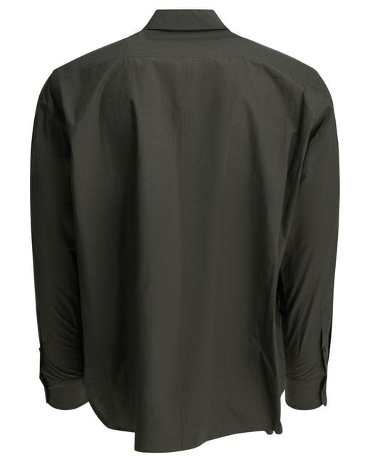 Sacai Black Typewriter Casual Shirt for men