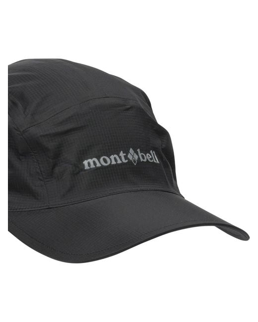 Montbell Black Nylon Hat for men