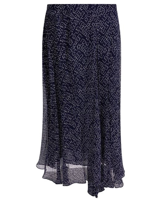 Isabel Marant Blue "Lycia" Midi Skirt