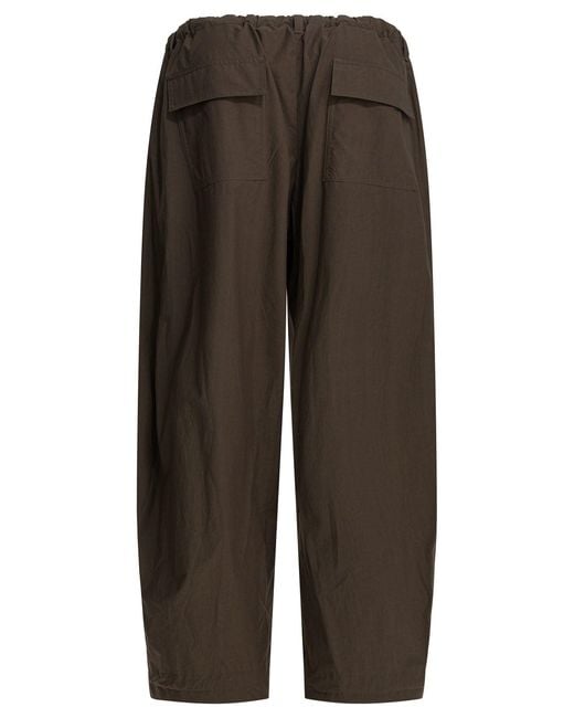 Sacai Typewriter Trousers Brown for men