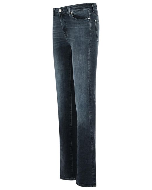7 For All Mankind Blue Bootcut Jeans