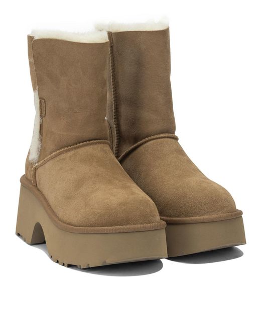Ugg Brown "classic Esmee" Ankle Boots