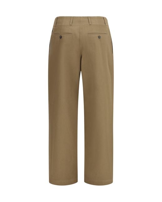 Totême Natural Straight-Leg Pants