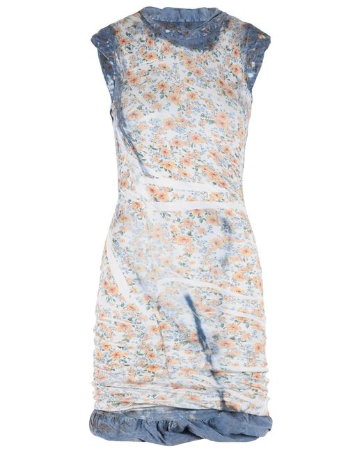 DIESEL Blue 'D-Ayana' Stretch Cotton Dress
