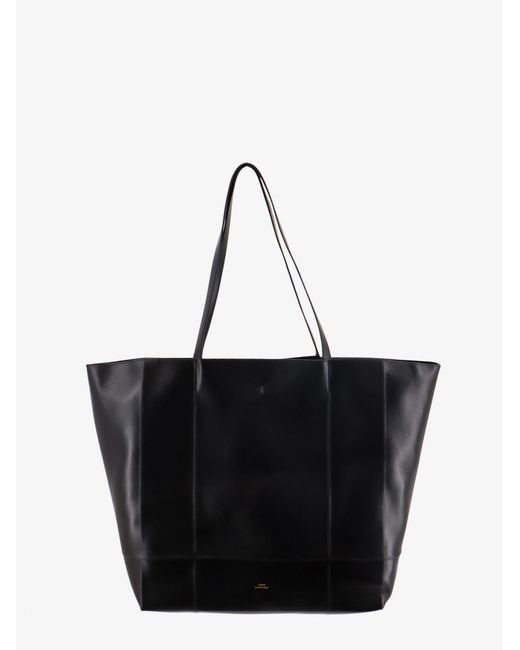 Totême Black Roam Leather Shoulder Bag
