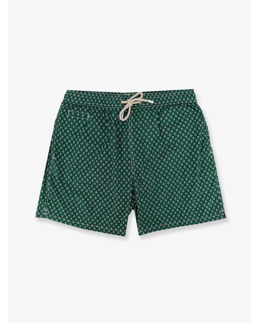 Mc2 Saint Barth Green Nylon Swim Shorts for men