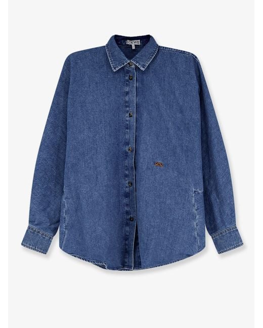 Loewe Blue Denim Shirt
