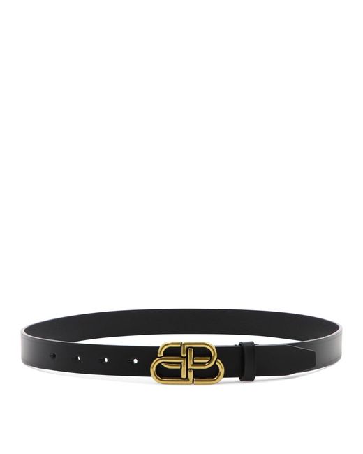 Women's White "bb" Belt