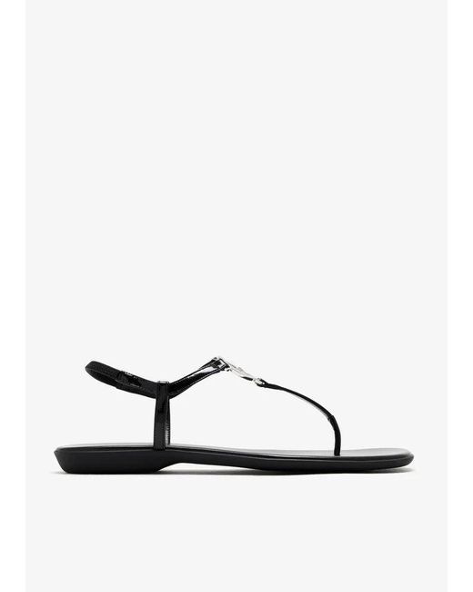 Gucci White Thong Sandals