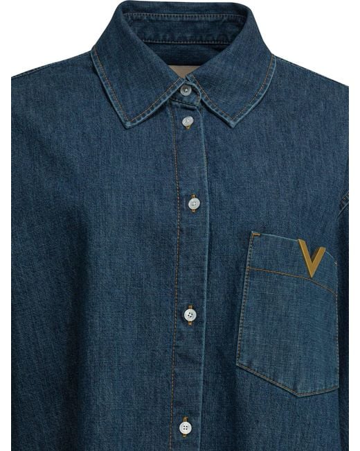 Valentino Blue Shirts