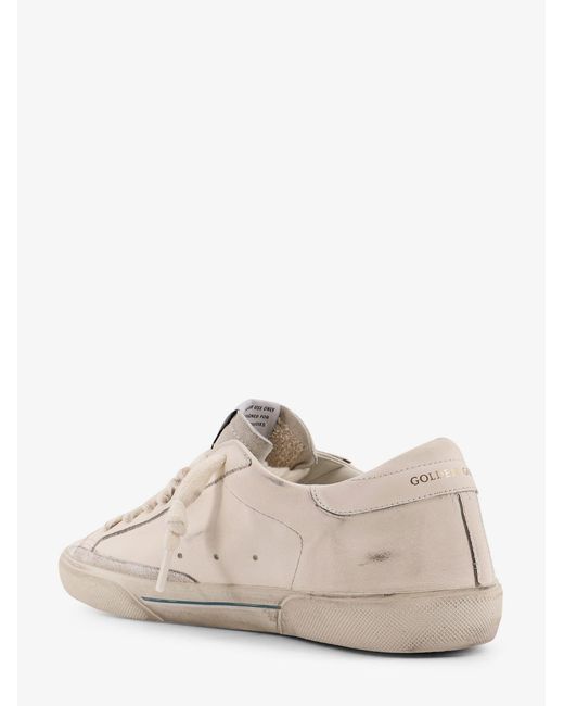 Golden Goose Deluxe Brand White Deluxe Brand Super Star Half Foxing Leather Sneakers for men