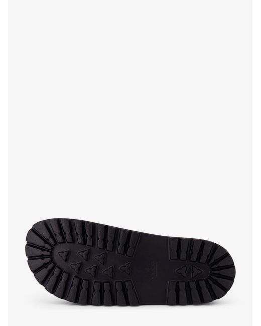 Gucci White Rubber Slide With Web Detail for men