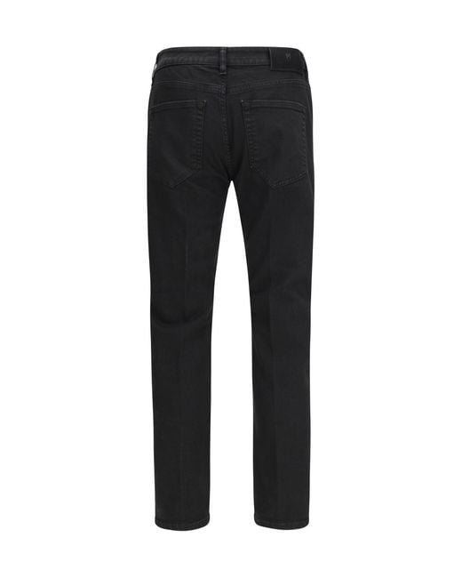PT Torino Black Denim Pants Reggae for men