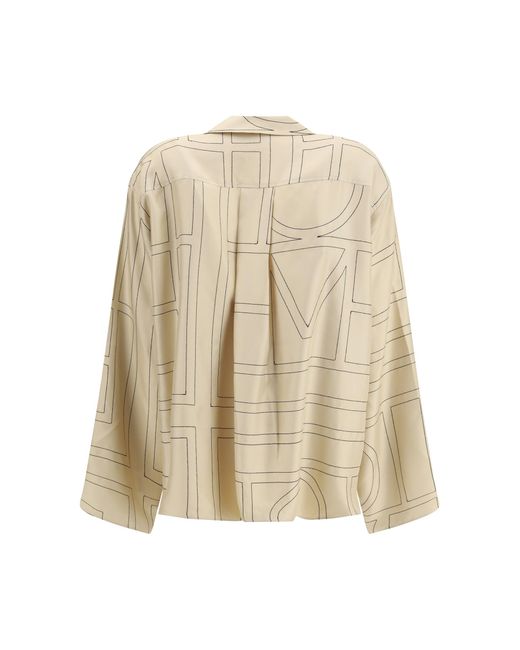 Totême Natural Silk-Twill Top