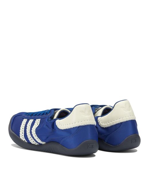 Adidas Originals Blue "Wales Bonner Karintha Lo Satin" Sneakers for men