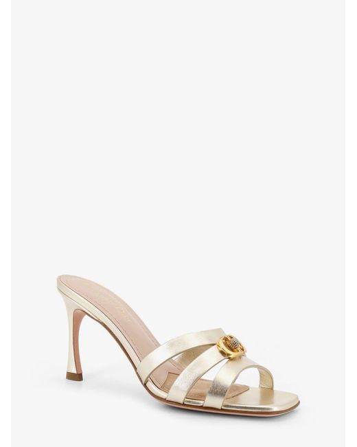 Dior Natural Dior Laminated 30M Leather Sandals