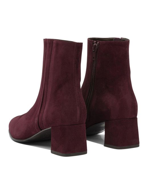 MARETTO® Purple Bordeaux Rubber Ankle Boots