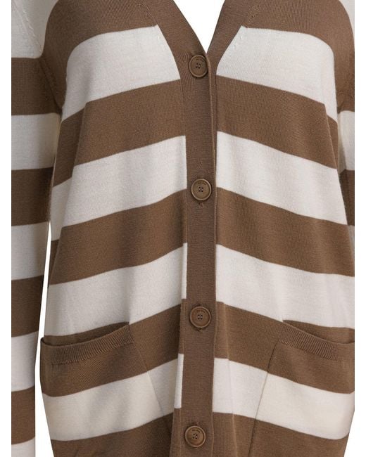 Max Mara Multicolor Cardigan With 1951 Lettering