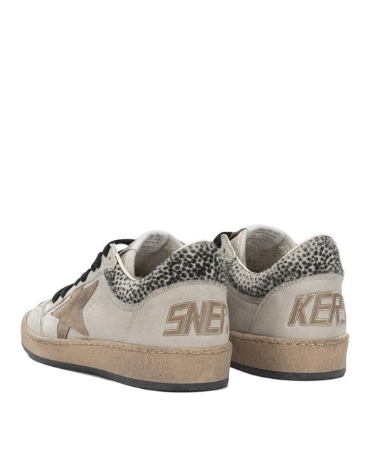 Golden Goose Deluxe Brand Brown "Ball Star" Low Sneakers