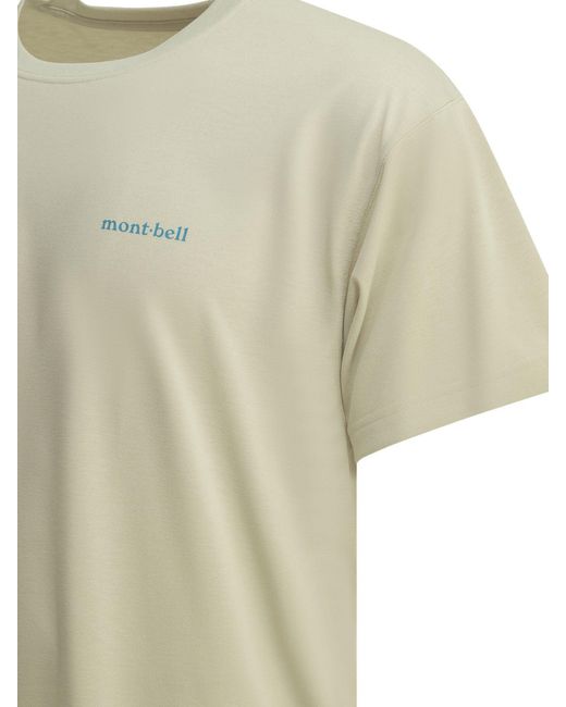 Montbell White T-Shirts for men
