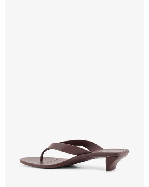 Gucci Brown Vittoria Thong Sandals