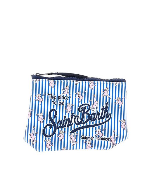 Mc2 Saint Barth Blue 'Aline' Neoprene Pouch for men