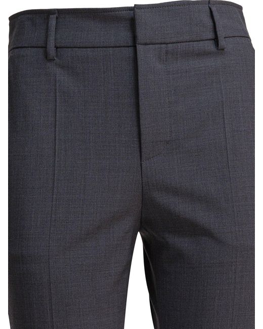 McQueen Blue Wool Pants