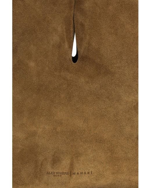 Manebí Natural Handbag Louis Suede