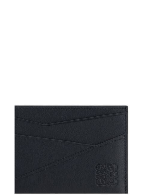 Loewe Blue Puzzle Card Case for men