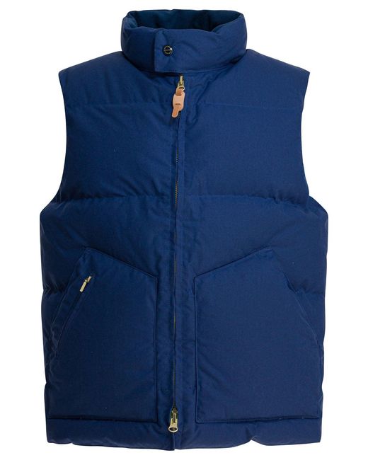 Manifattura Ceccarelli Goose Down Vest Jackets And Coats Blue