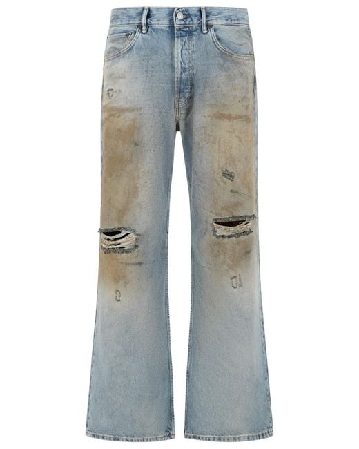 Acne Blue '2021M' Cotton Jeans for men