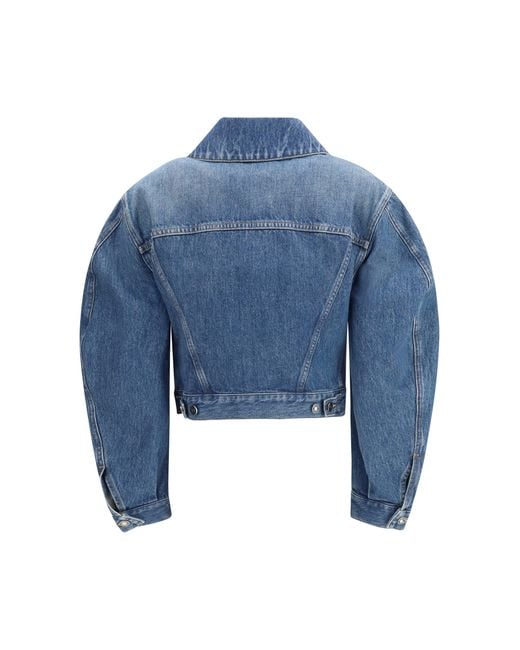 Givenchy Blue Denim Crop Jacket
