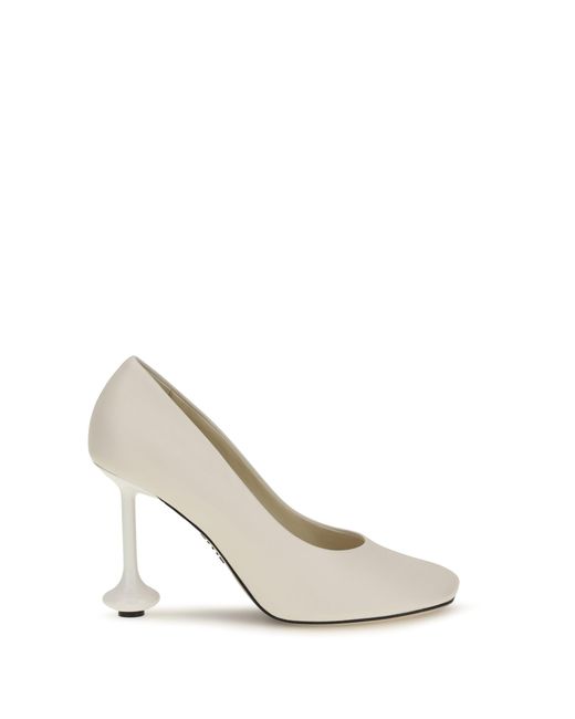 Loewe White Toy Goat Leather Sandals