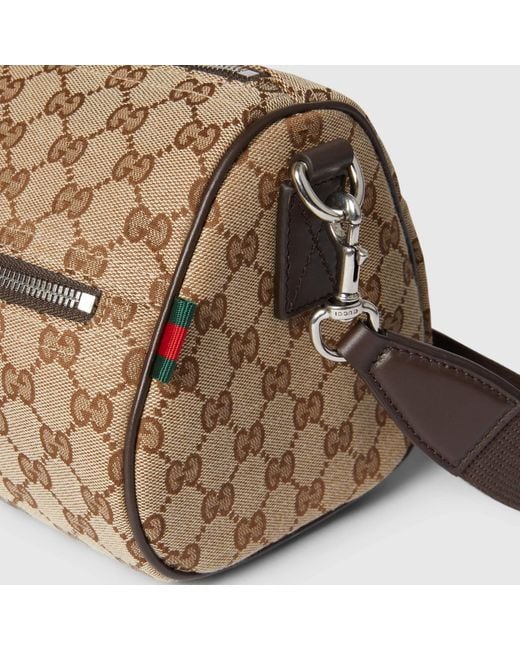 Gucci Natural Gg Canvas Cylinder Bag for men