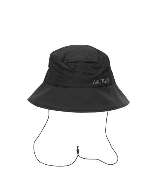 Arc'teryx Black Sinsolo Bucket Hat for men