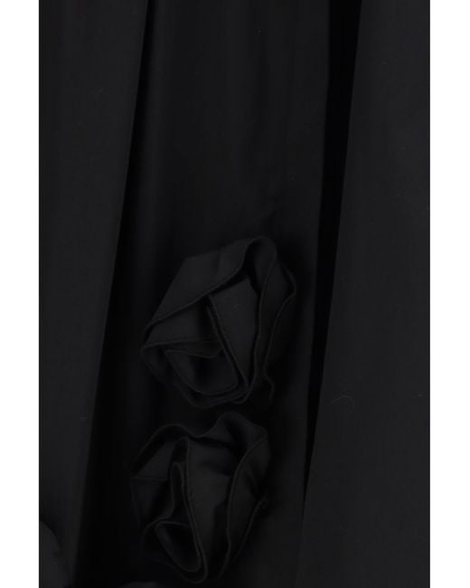 Ella Black Long Chemisier Dress