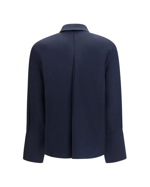 Max Mara Pure Blue Mxpvoliera Shirt Blu Marino