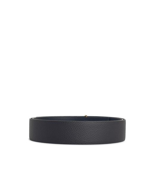 Tom Ford White Reversible Leather Belt for men